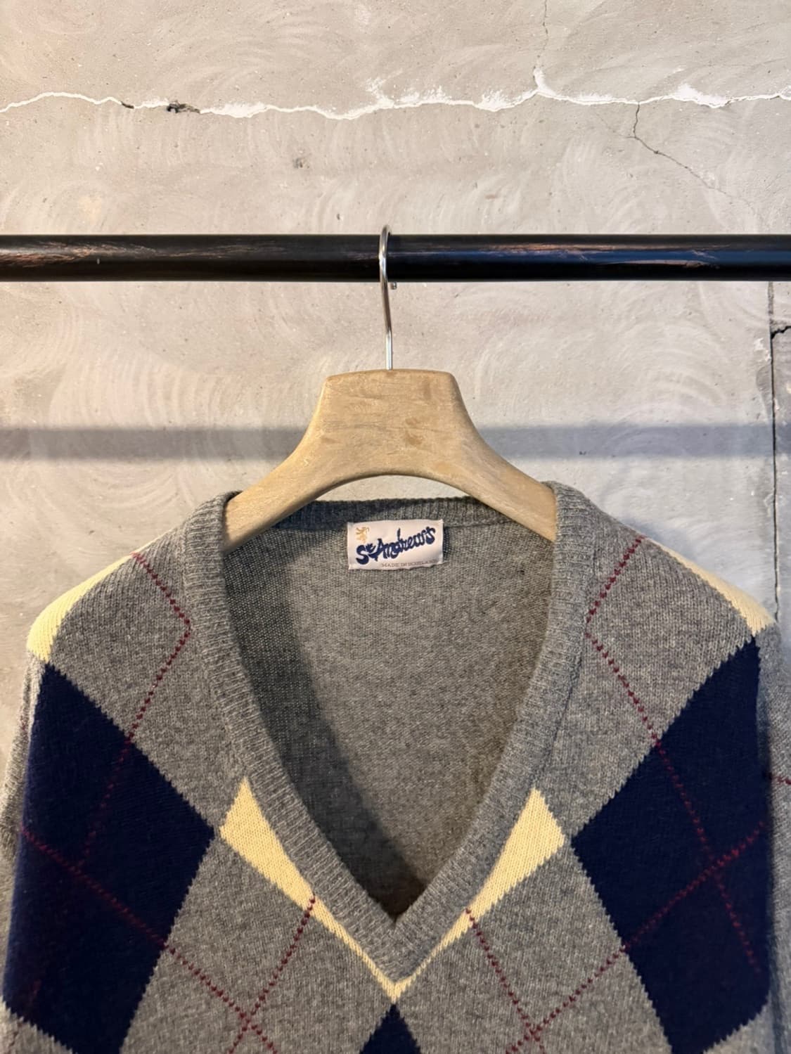 세인트 앤드류 스코티쉬 아가일 니트 100~103 상품이미지3