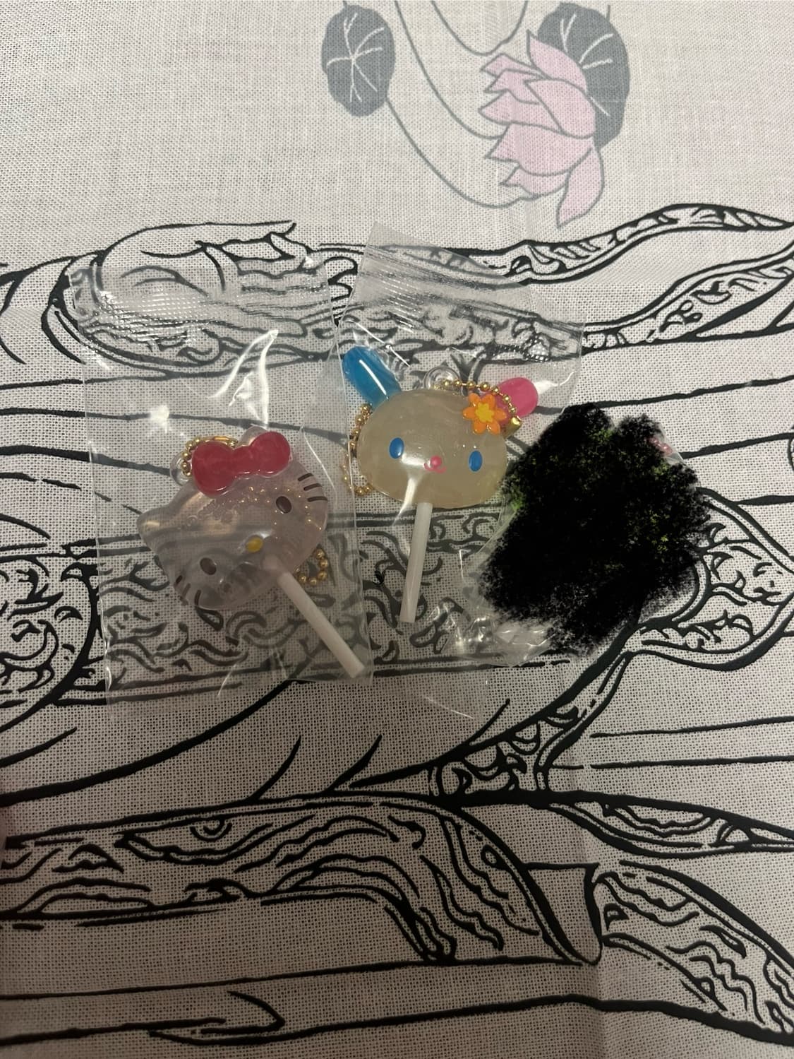 산리오 캐릭터즈 컬러풀 캔디참 가챠 키링 상품이미지2