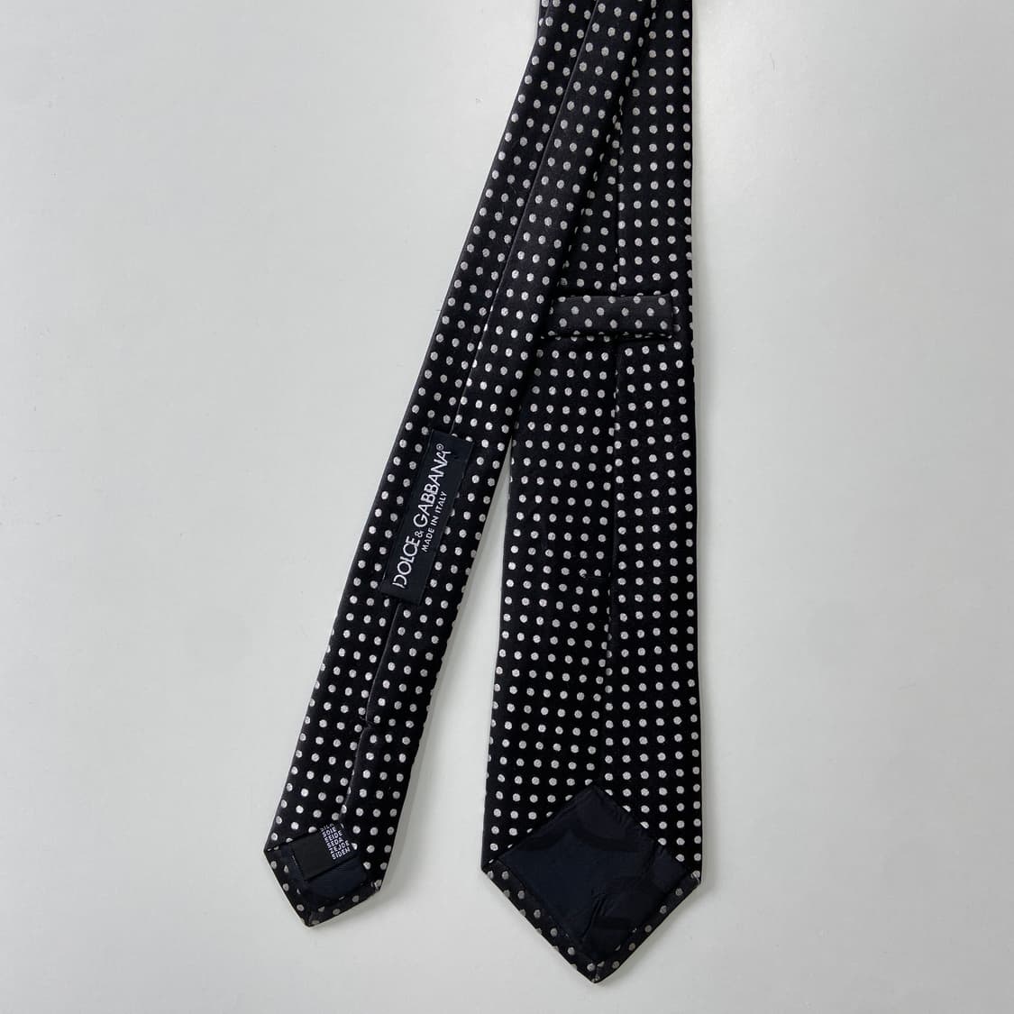 돌체 앤 가바나 (D&G) 명품 정품 블랙 넥타이 상품이미지2