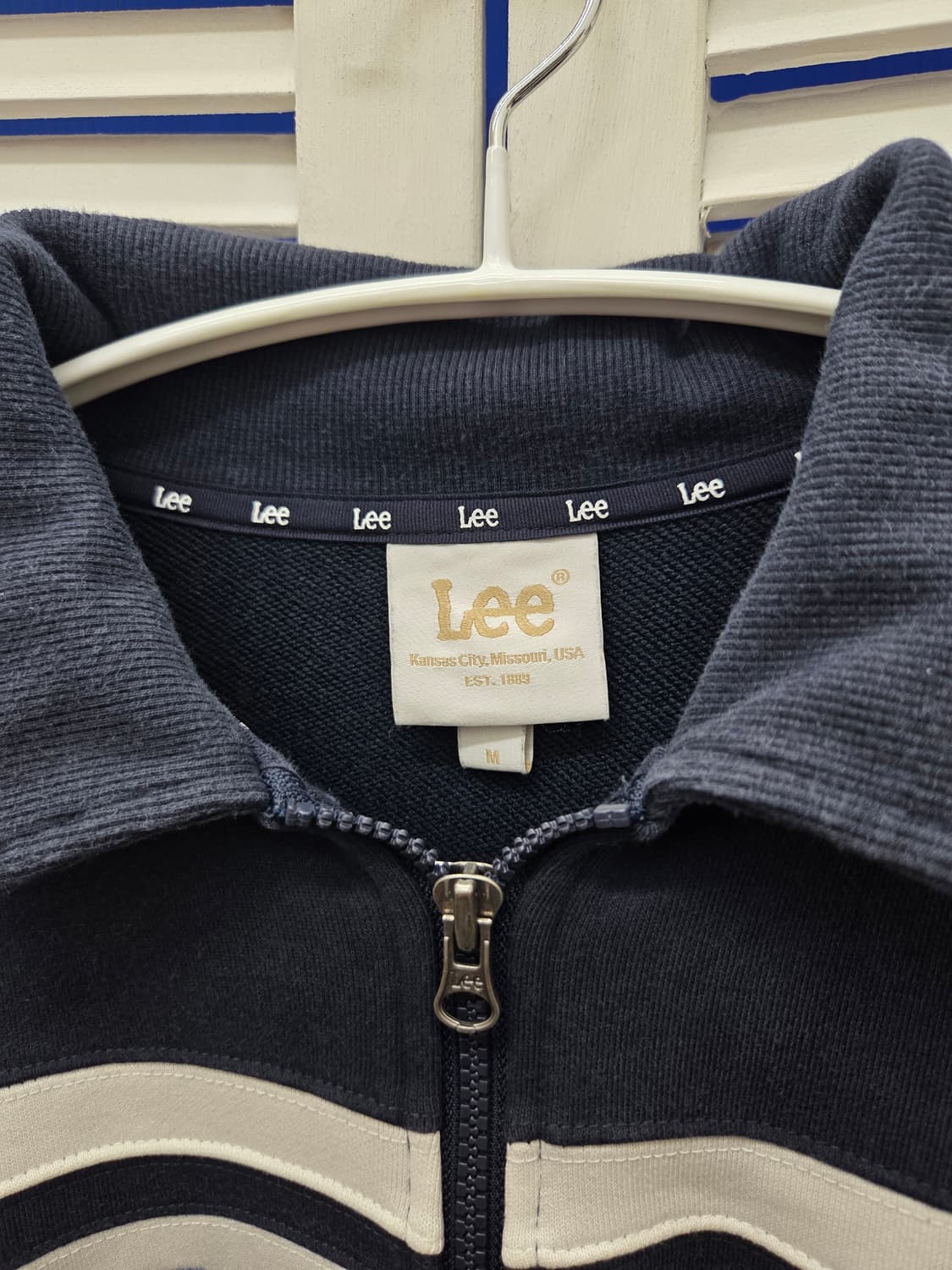 리 Lee 카라 스웻 집업 상품이미지3