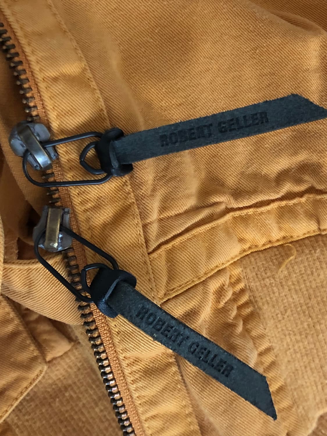 로버트 겔러(ROBERT GELLER) 빈티지 가공 블루종 자켓 상품이미지6