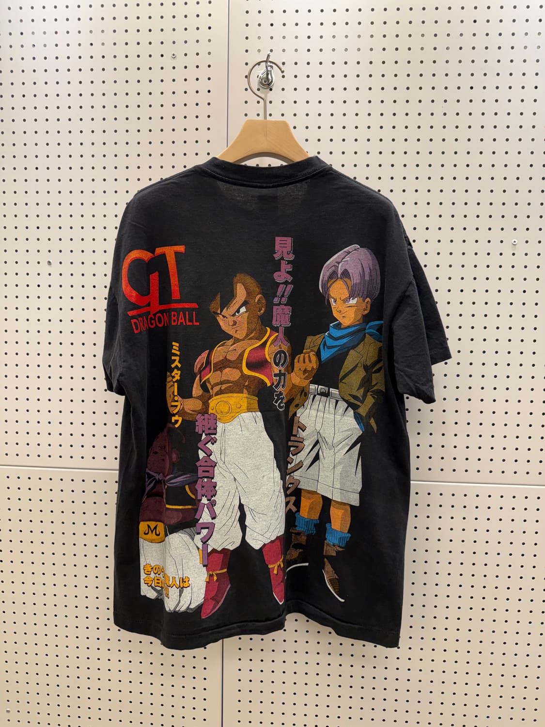 빈티지 드래곤볼 GT 베지터 손오공 프린팅 반팔 티셔츠 U1522 상품이미지3