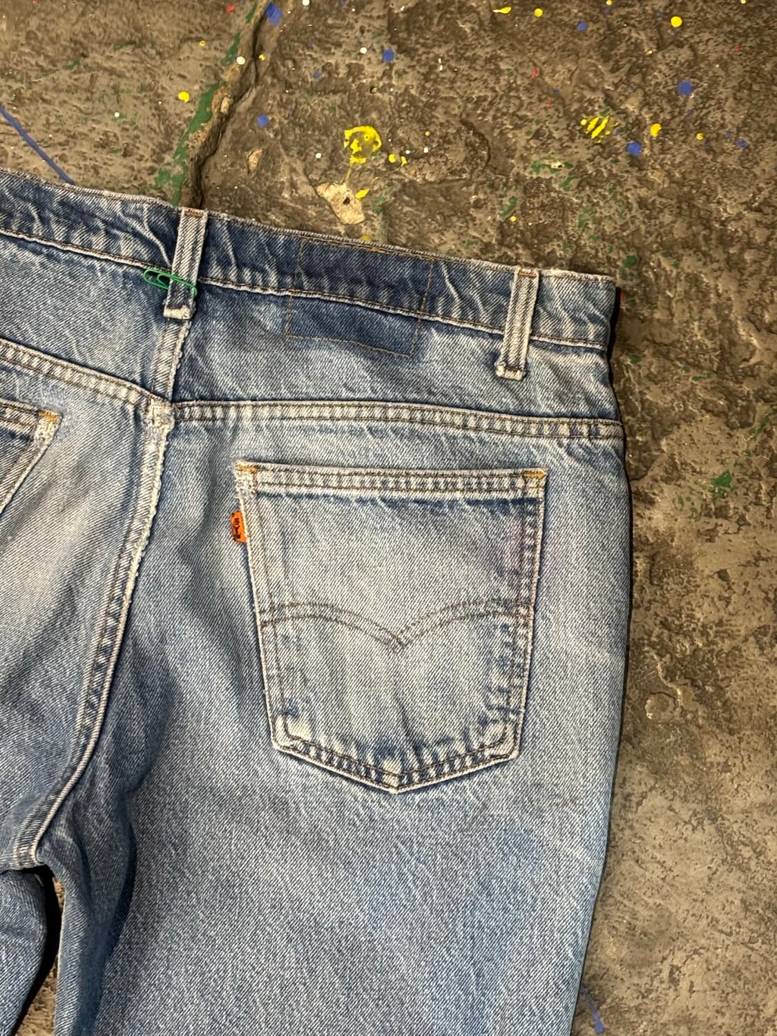 90's MADE IN USA 🇺🇸 리바이스 517 부츠컷 오렌지탭  상품이미지9