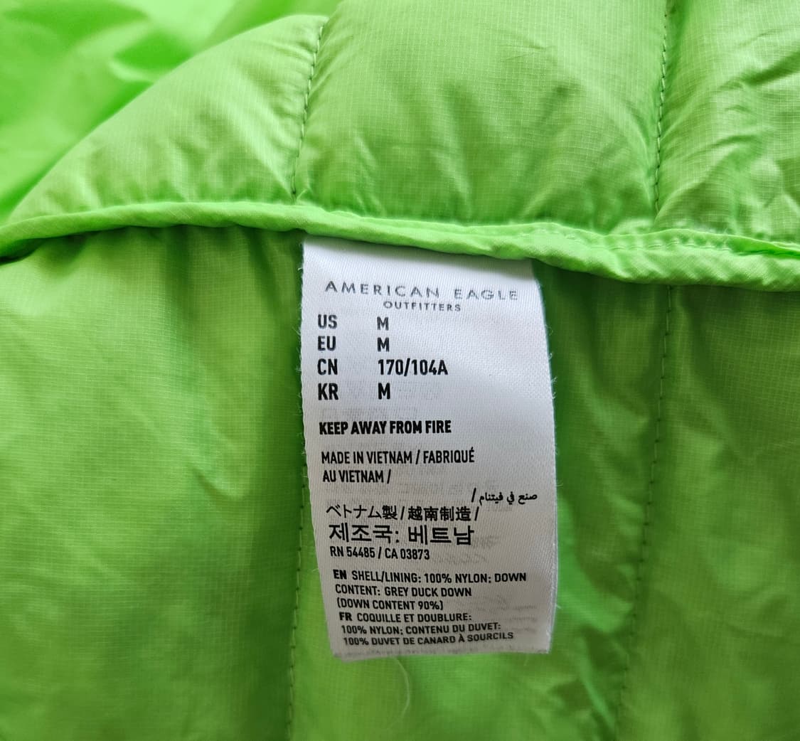 아메리칸 이글 덕다운 경량 패딩M 상품이미지5