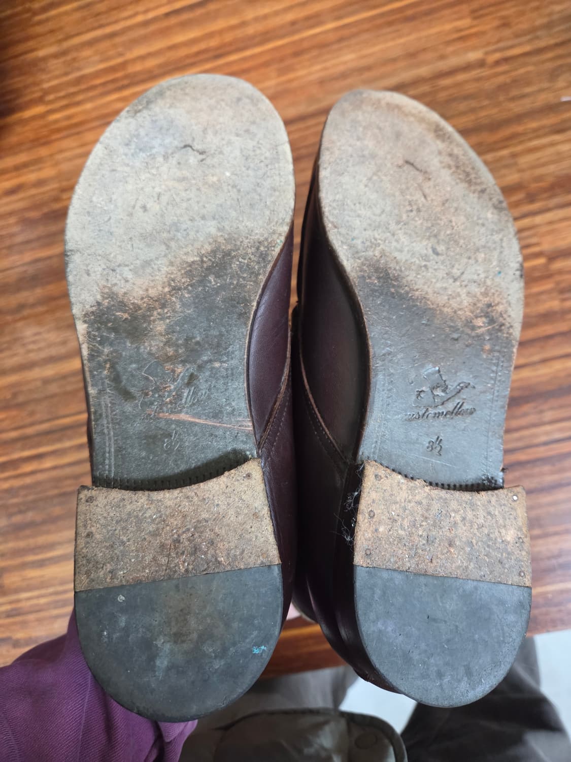 커스텀멜로우 빈티지 드레스 미드 가죽부츠 265 상품이미지5