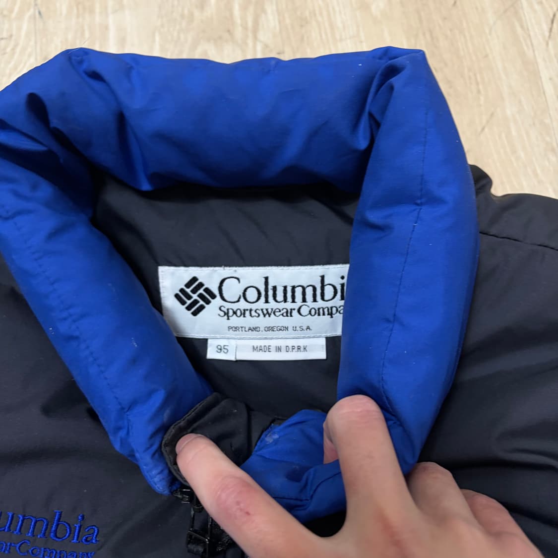 컬럼비아 USA 남성 덕다운 패딩조끼 M/95  상품이미지5