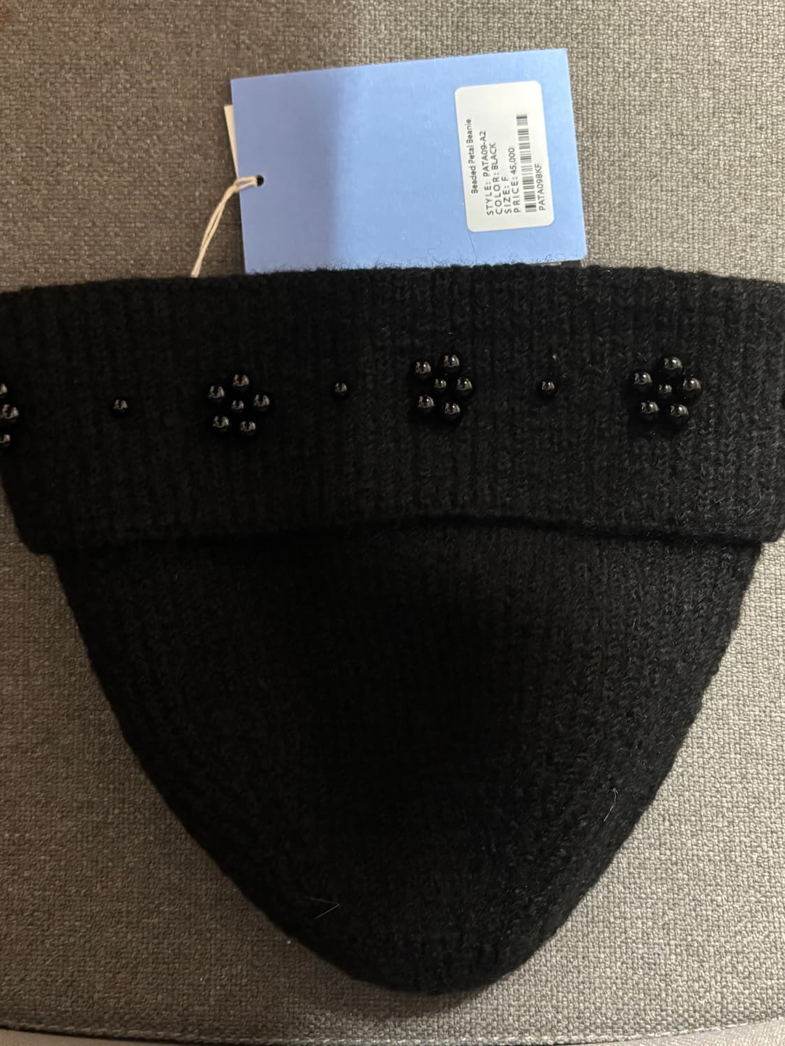 (택O)타입서비스 beaded petal beanie 비니 상품이미지2