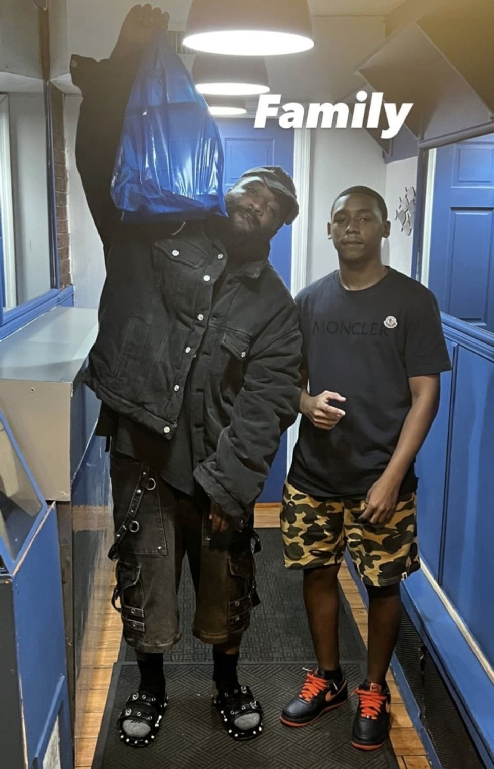 인터섹션 오버사이즈 데님 패딩 자켓 상품이미지10