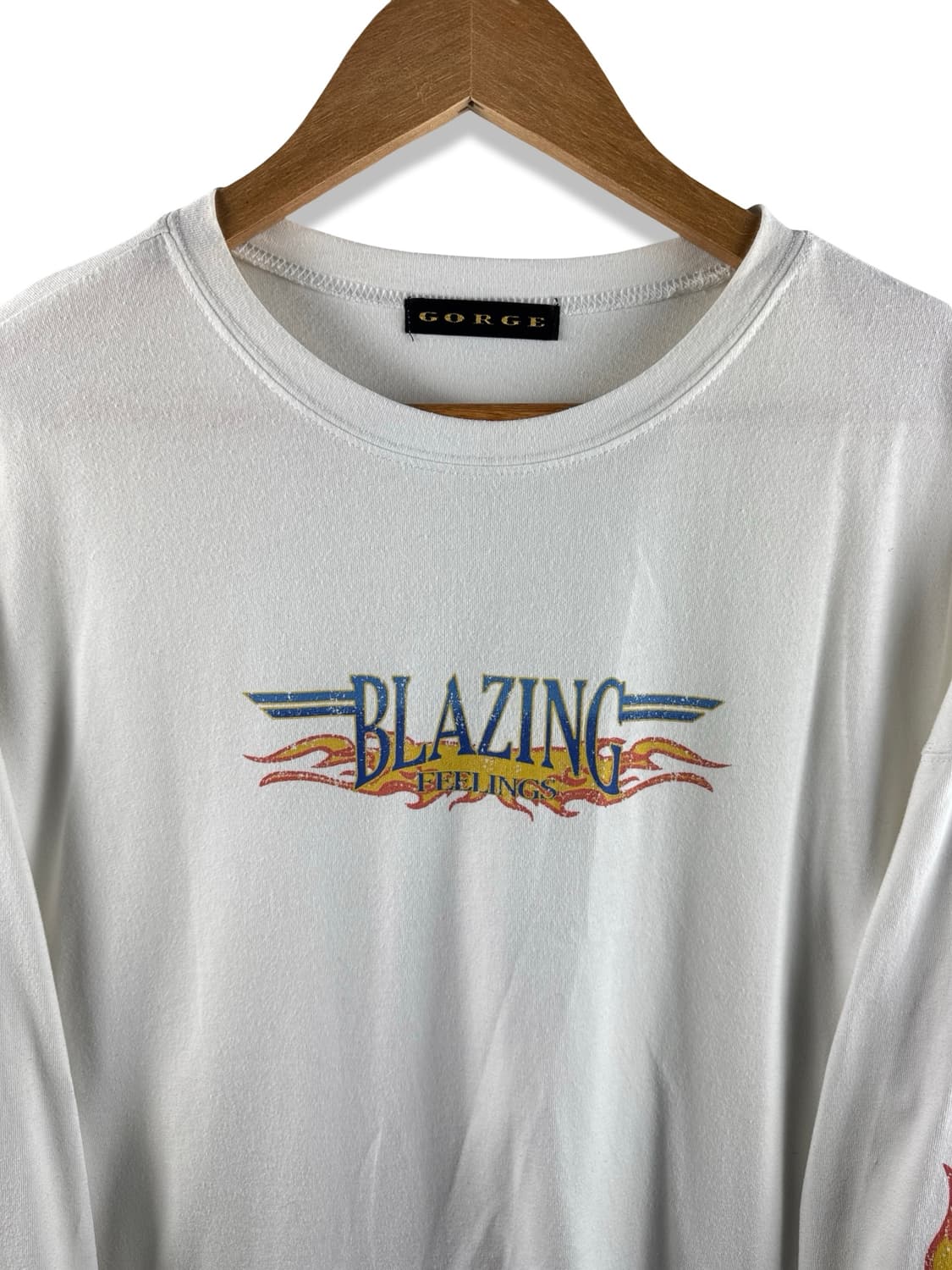 JPN 사이드 플레임 프린팅 롱슬리브2584 상품이미지3