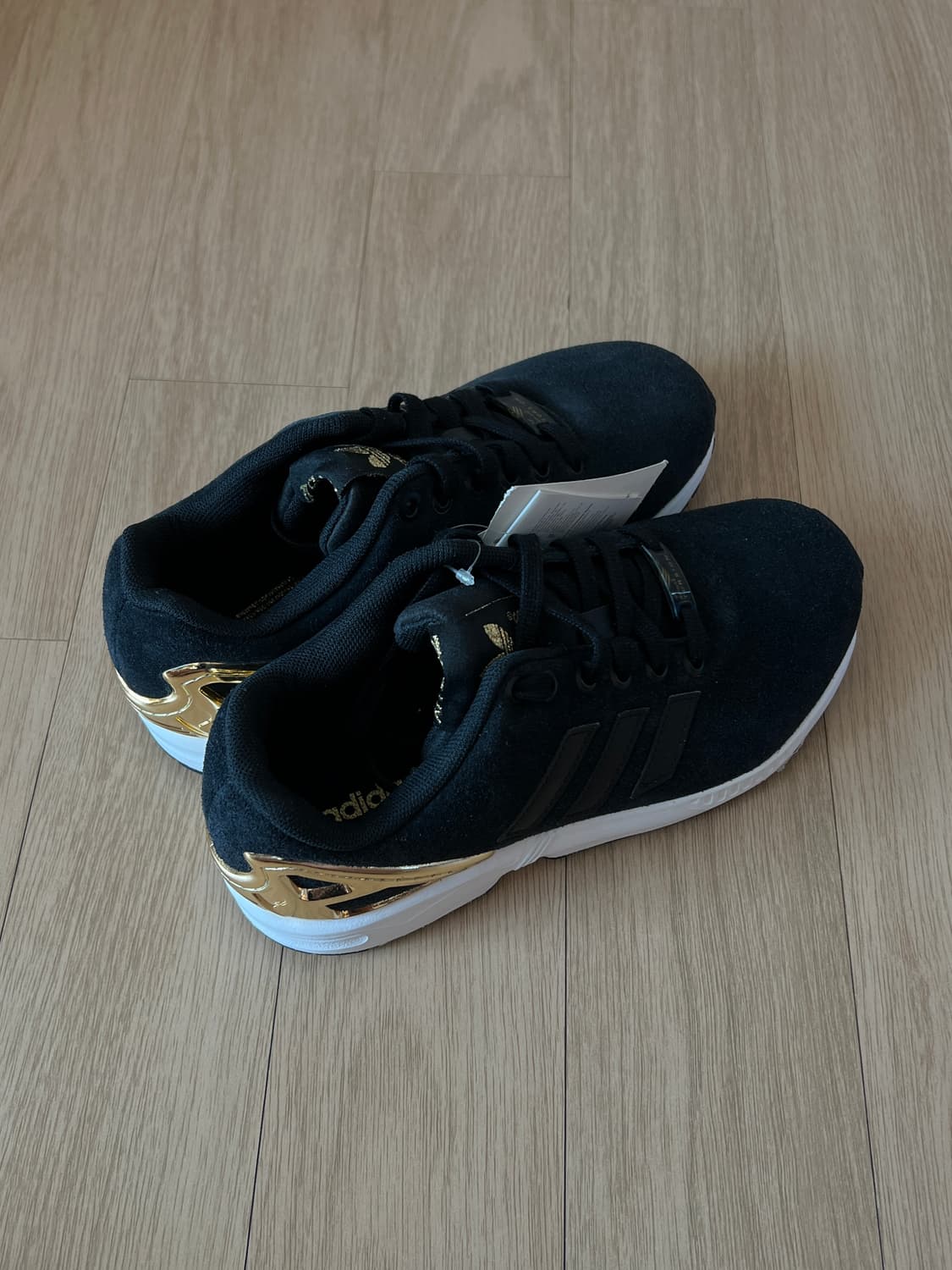 [225mm] [새제품] 아디다스 ZX 플럭스 (블랙/골드) 상품이미지3