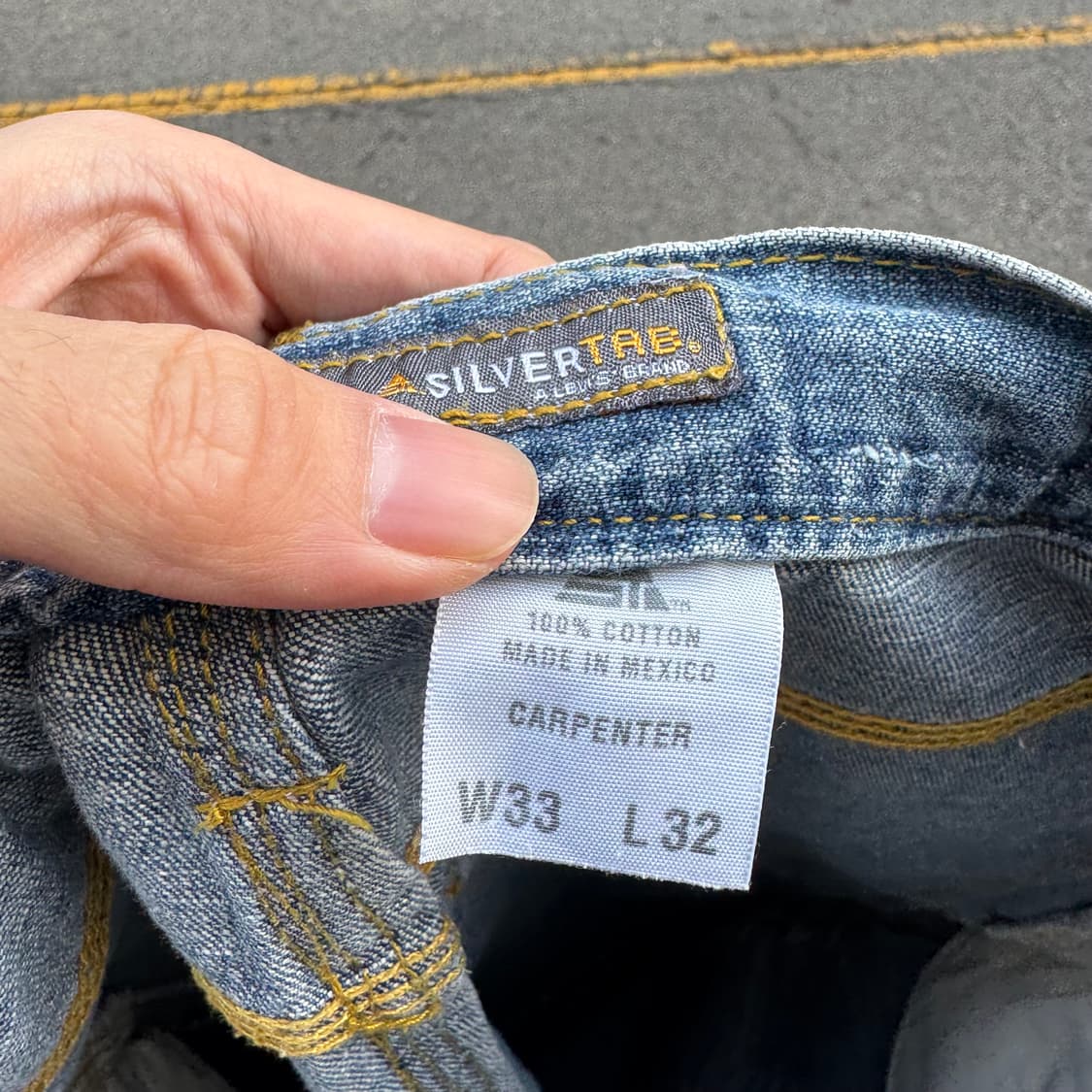 00s 리바이스 실버탭 데님 카펜터 팬츠 상품이미지9