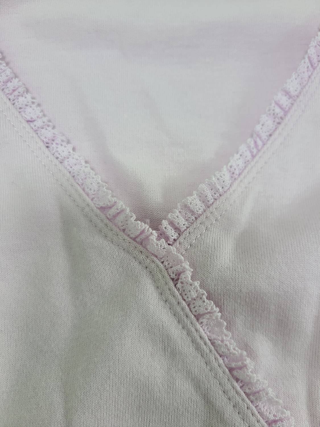 핑크 보라색 레이어드 티 상품이미지5