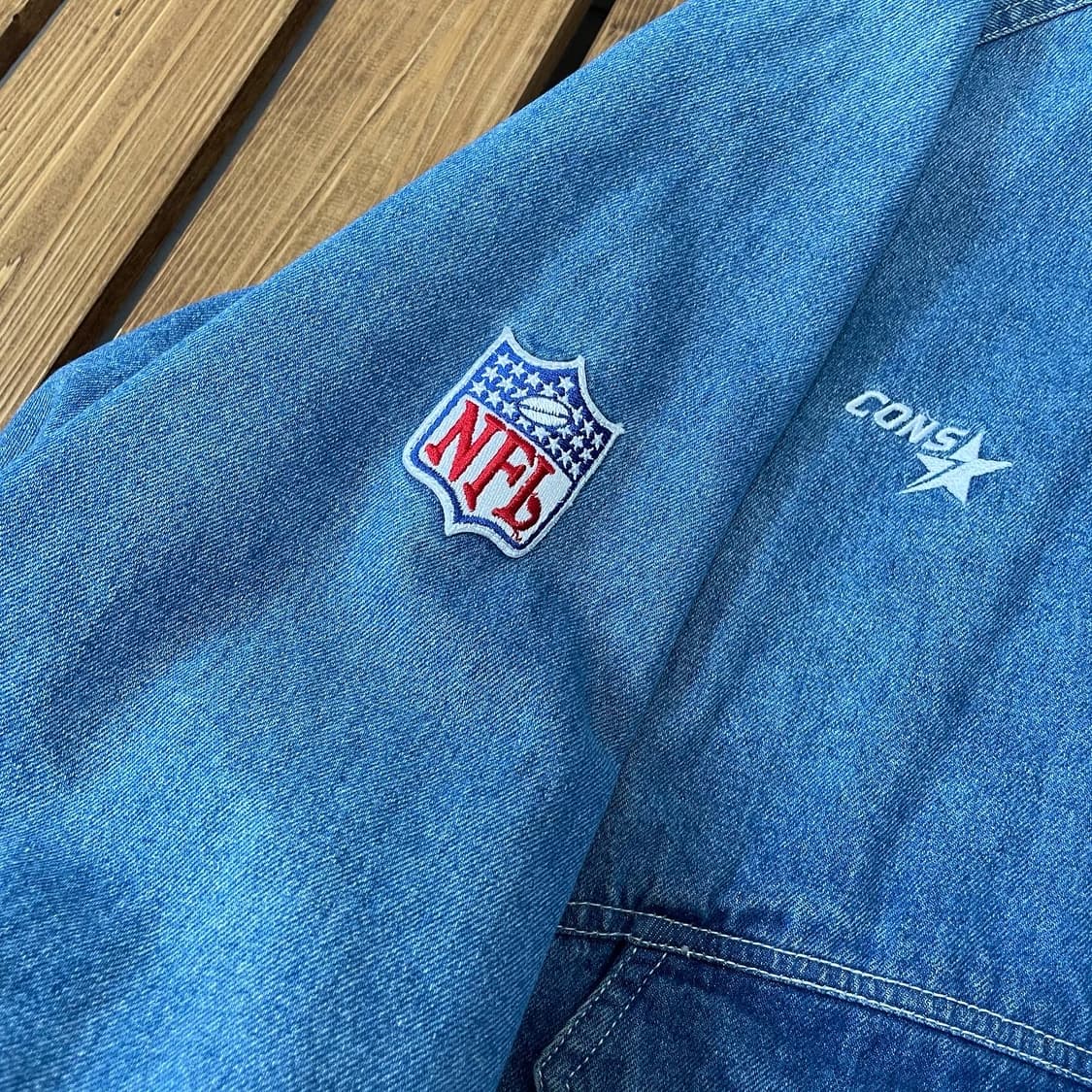 NFL 댈러스 카우보이 데님 아노락 3XL 상품이미지4