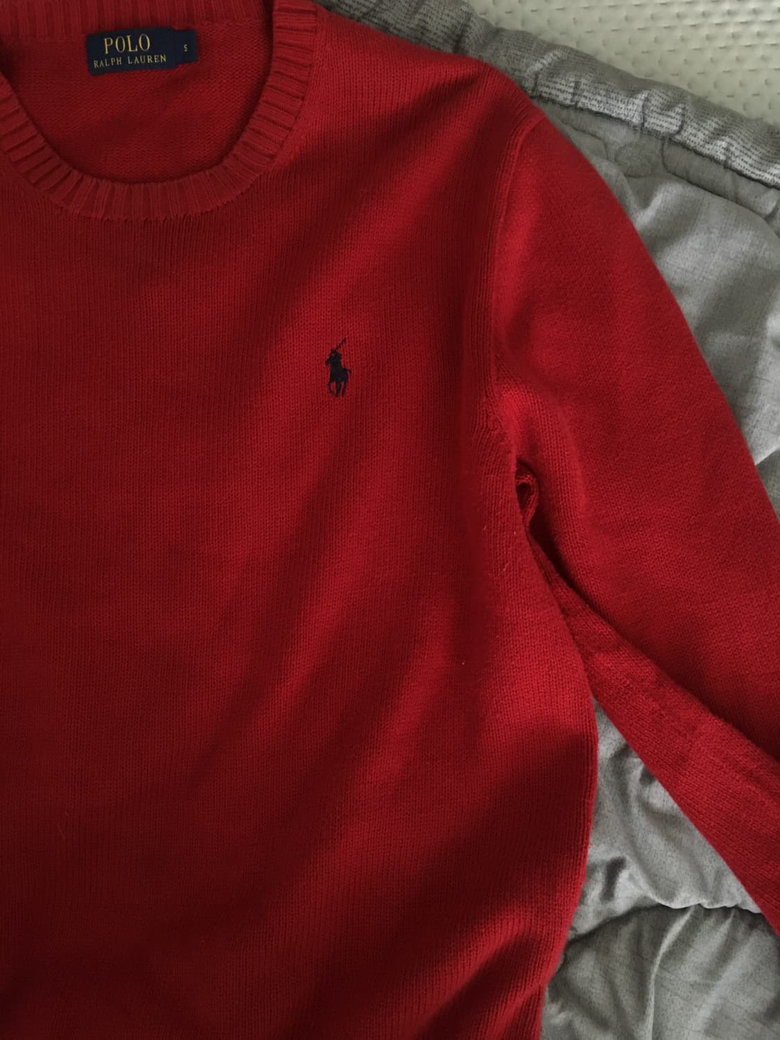 폴로랄프로렌 레드 빈티지 니트 상품이미지1