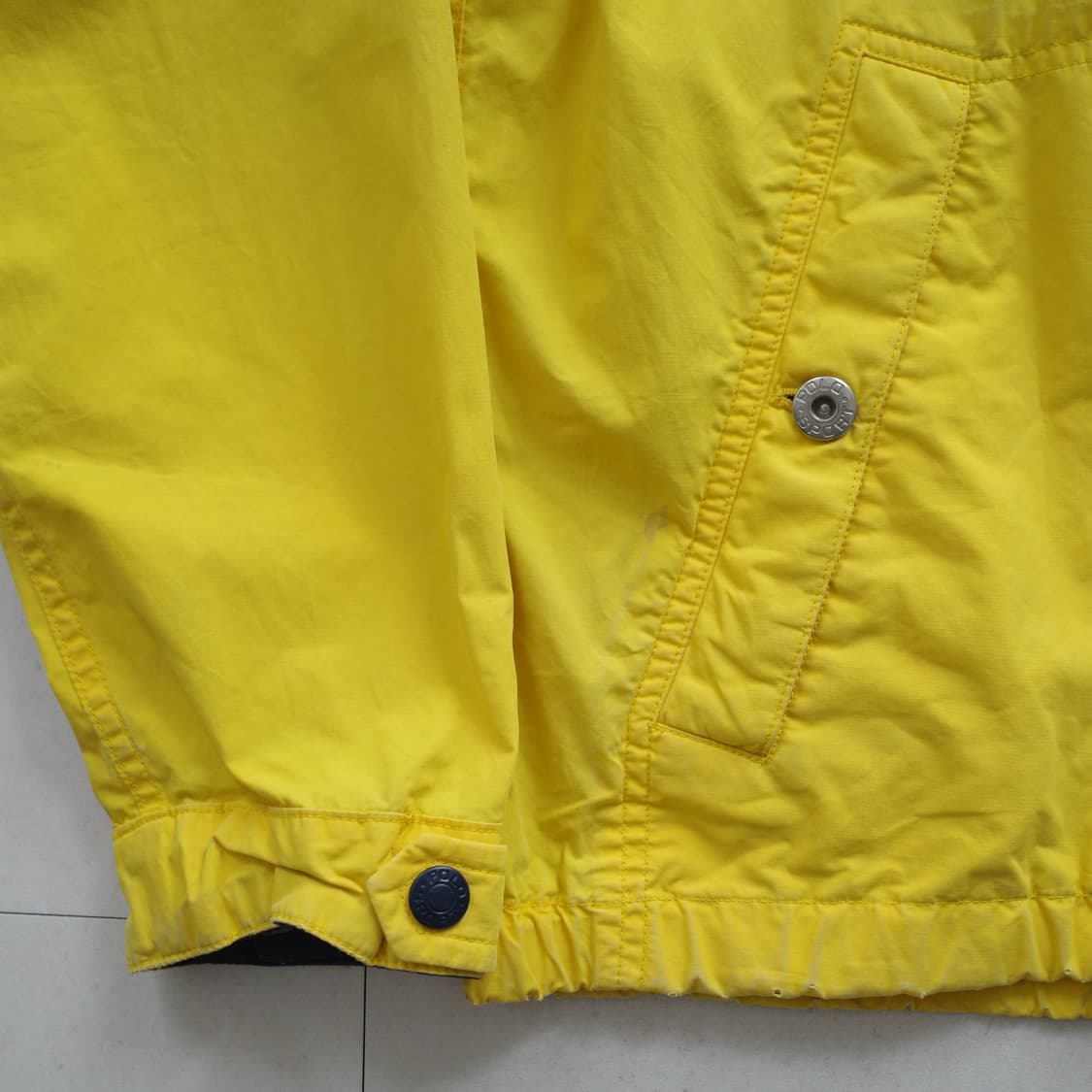 90s 폴로 스포츠 빈티지 옐로우 세일링 요트 자켓 M 상품이미지8