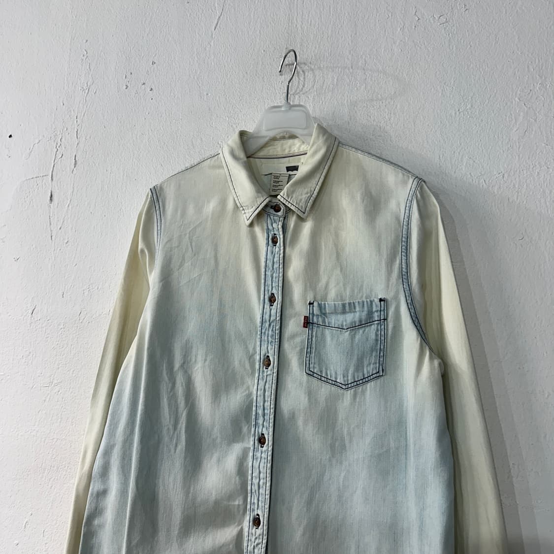 리바이스 웨스턴 데님 롱청남방 여성M 상품이미지2