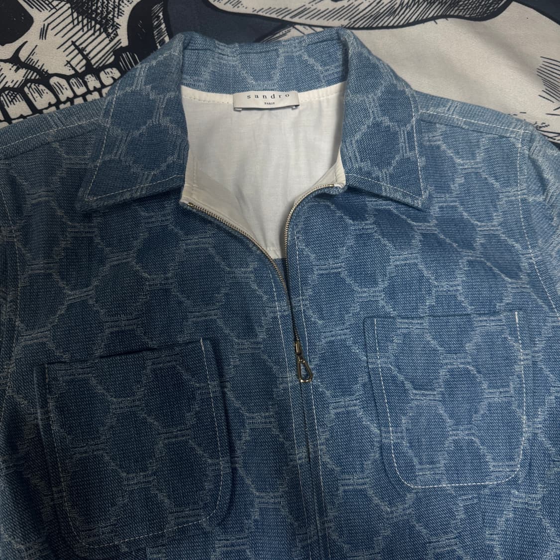 산드로 반팔점프수트 여성 36 사이즈  상품이미지3