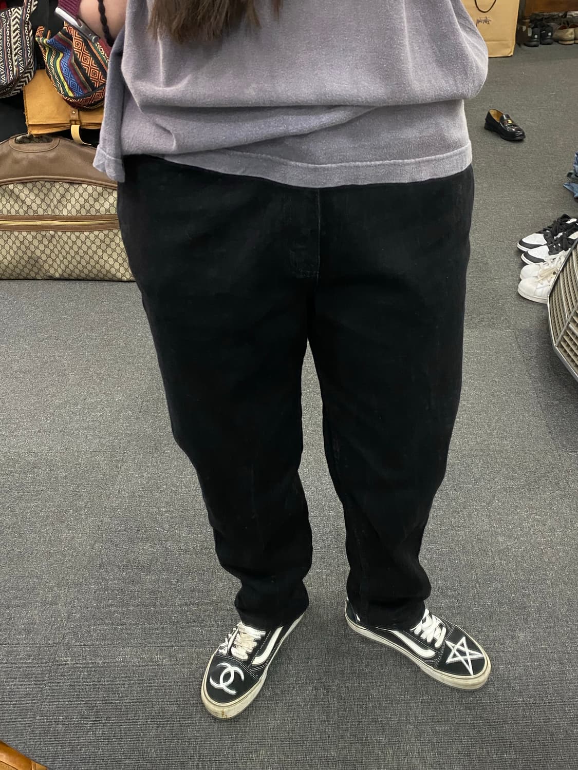 00s Levis 리바이스 550 흑청 데님팬츠 상품이미지1