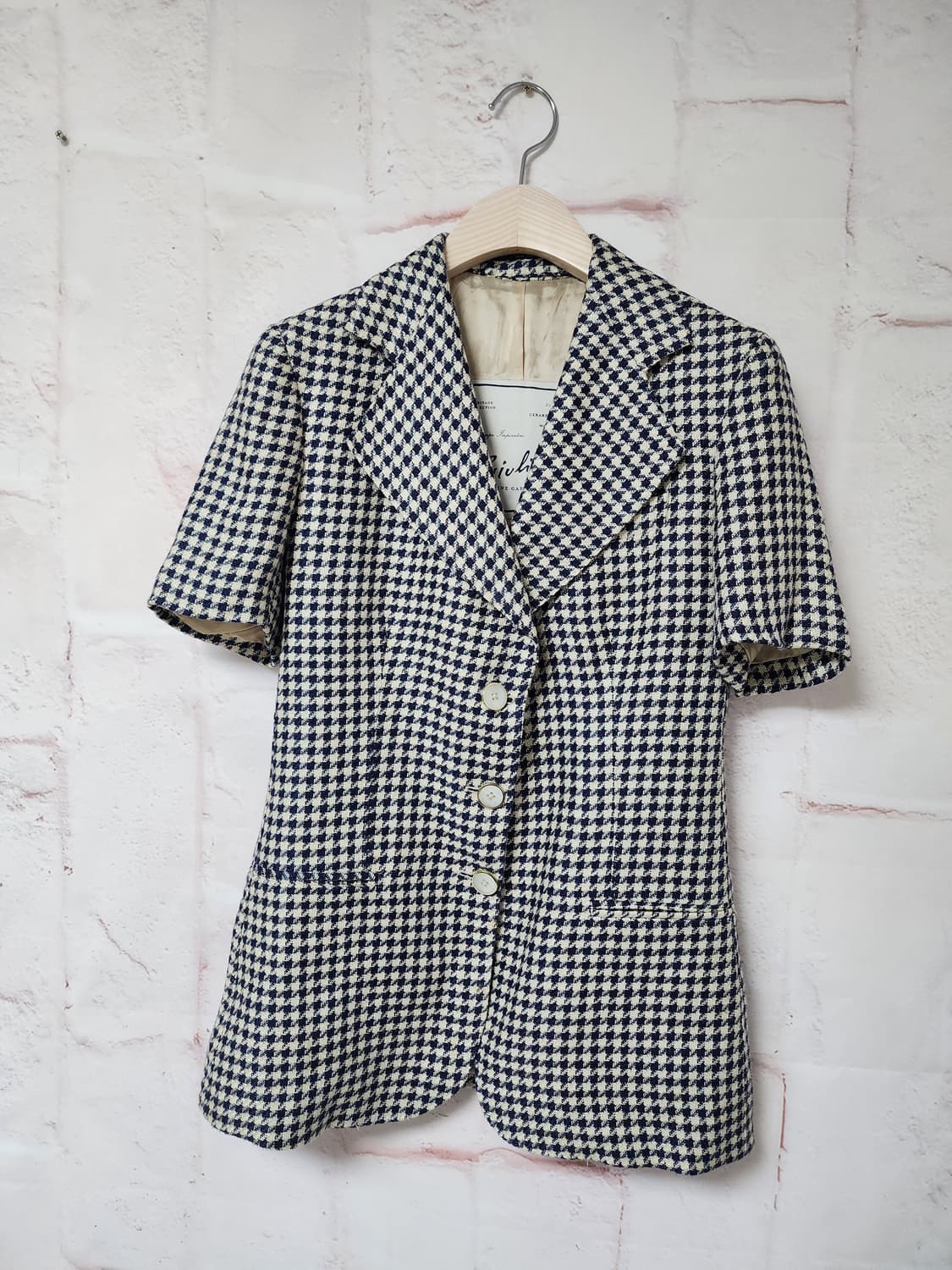 줄리바 헤리티지 체크 반팔 자켓 (Giuliva Heritage)
 상품이미지2