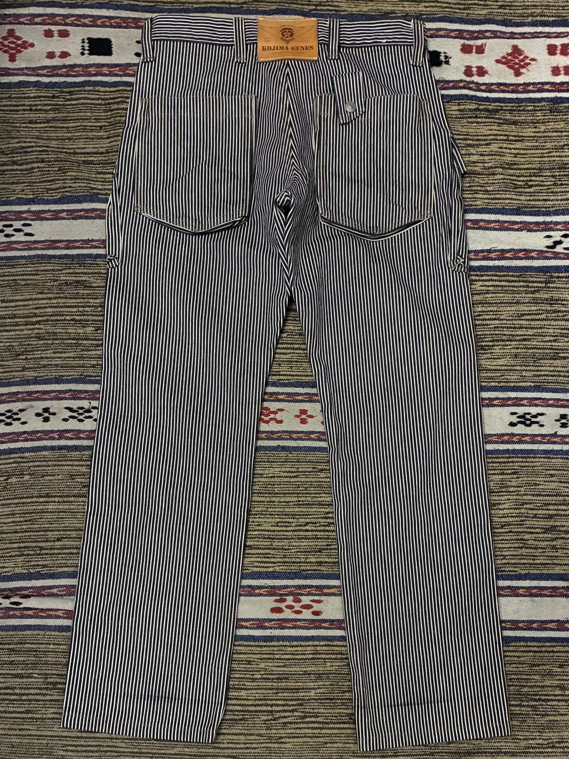 (31~32)코지마진즈 13oz 히코리 스트라이프 카고 데님팬츠 상품이미지6