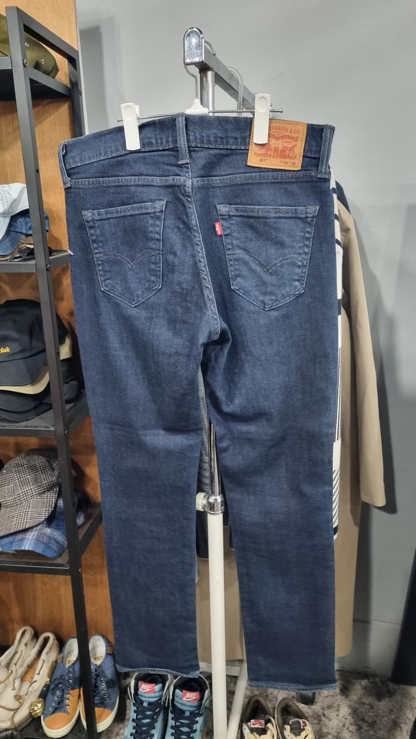 LEVI'S 511 슬림 스판 진청바지 허리34 2번착용 상품이미지2