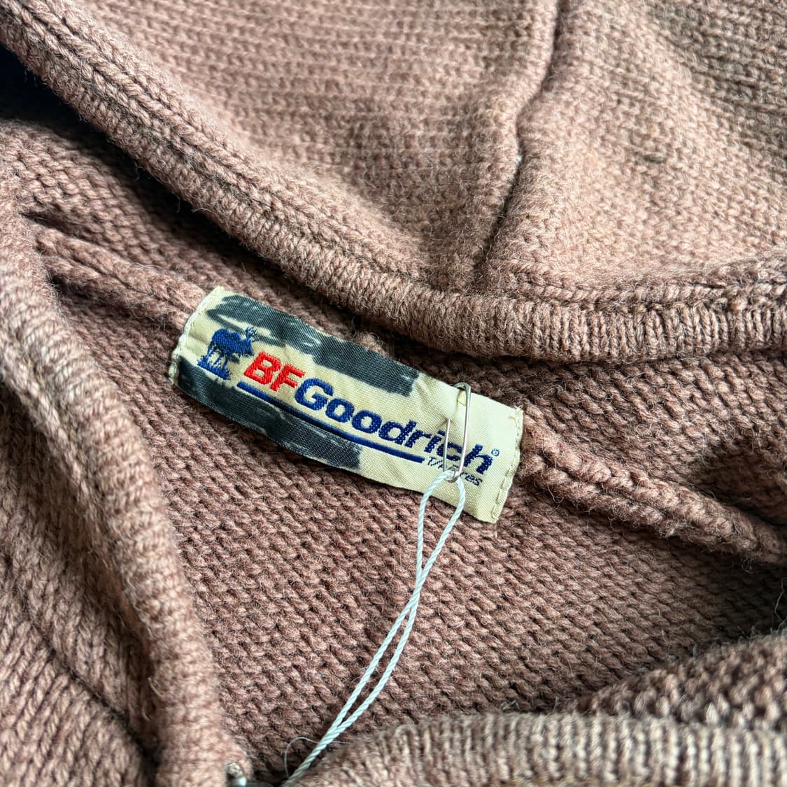90s BF Goodrich 빈티지 코위찬 울 후드집업 M 상품이미지5