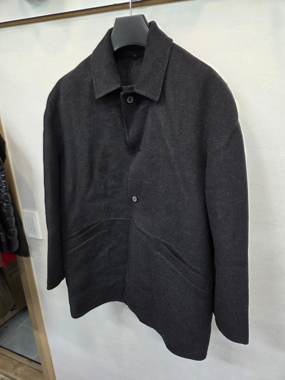 발렌시아가 올드스쿨 울 코트 자켓 95 상품이미지10