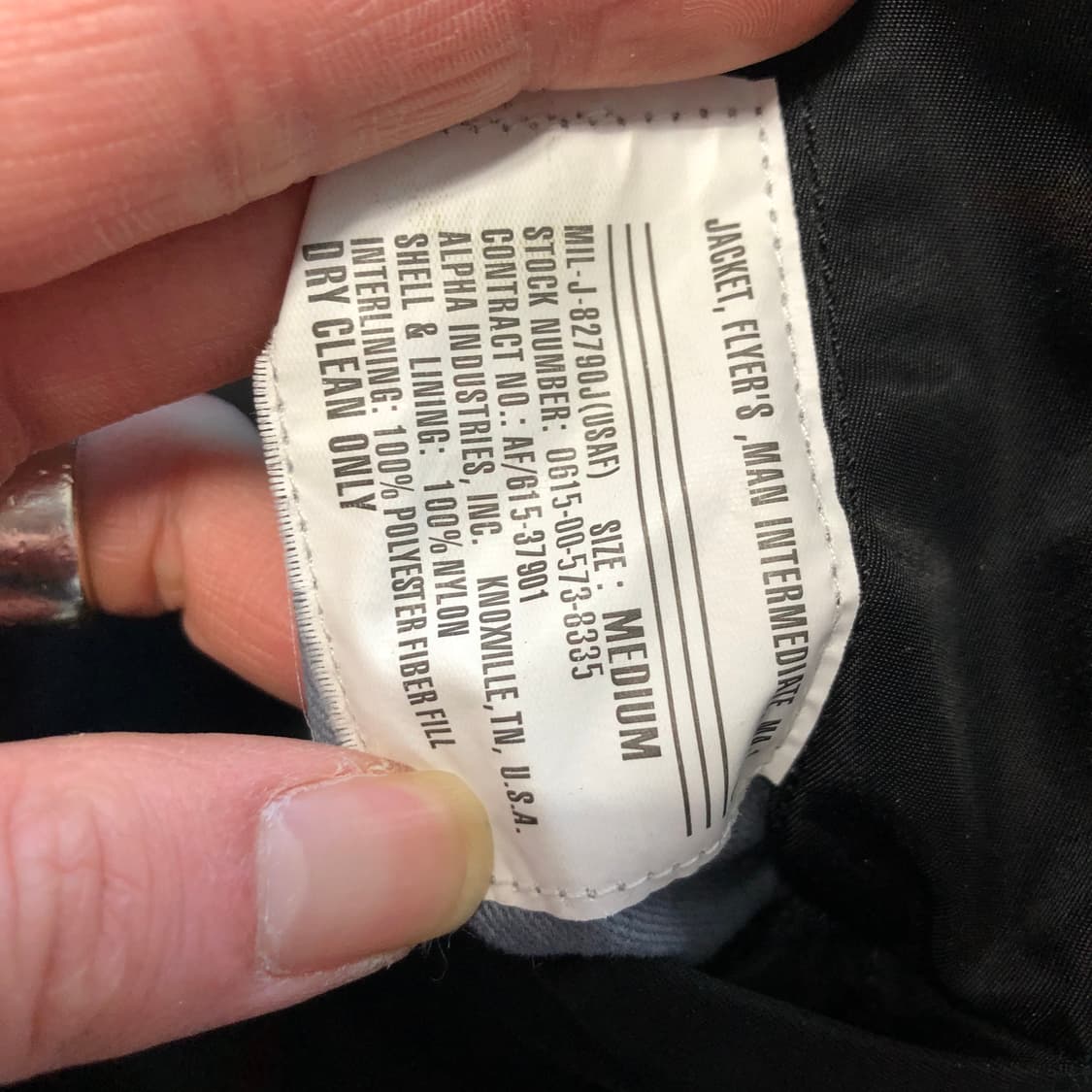 알파인더스트리 Ma1  항공점퍼  상품이미지6