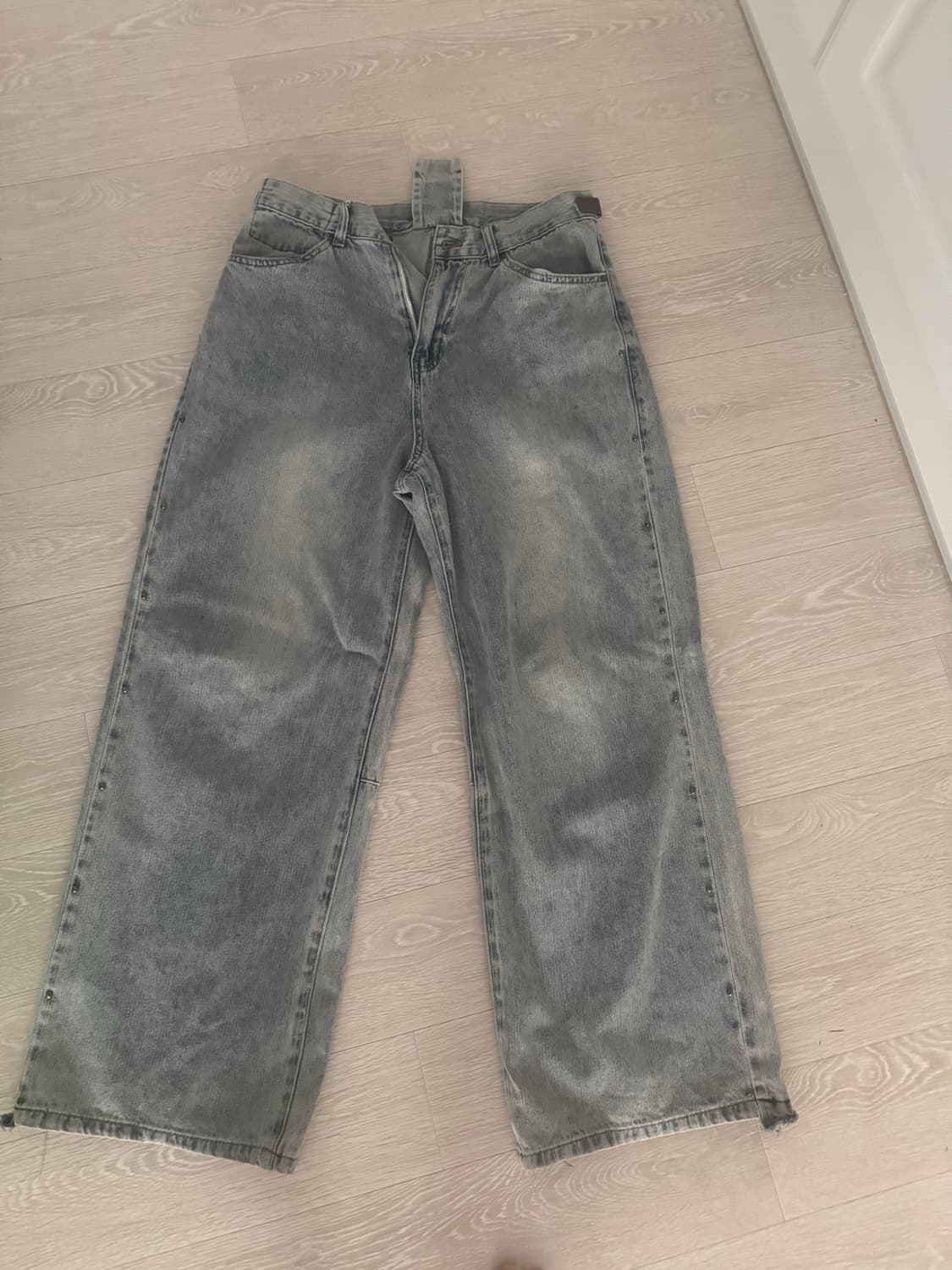 폴리테루 리벳 고시마 데님 블리치드 아이스3 상품이미지1