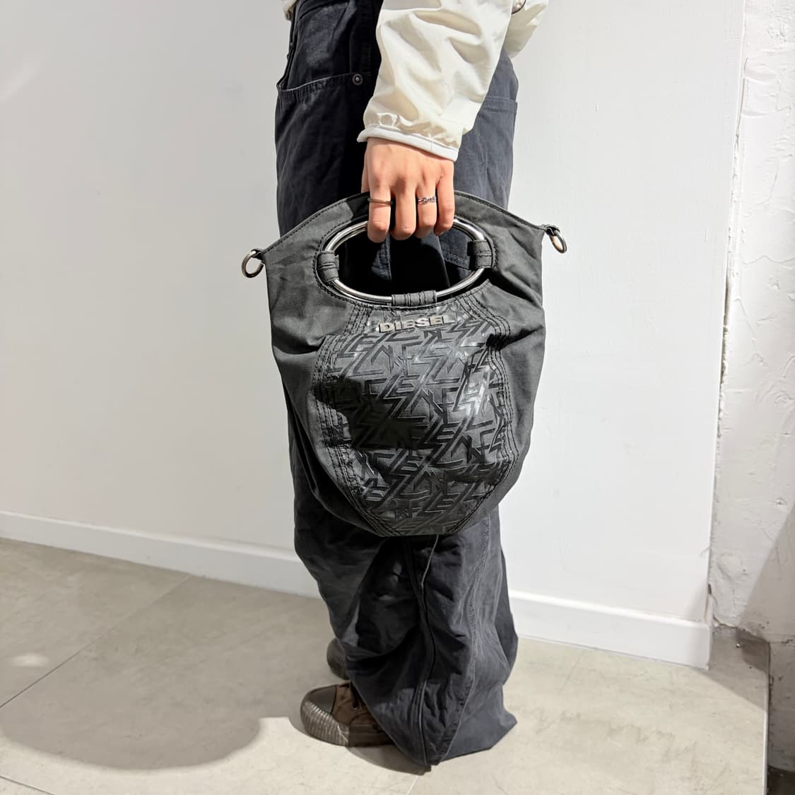 DIESEL 디젤 투웨이 캔버스 크로스백 가방 상품이미지4
