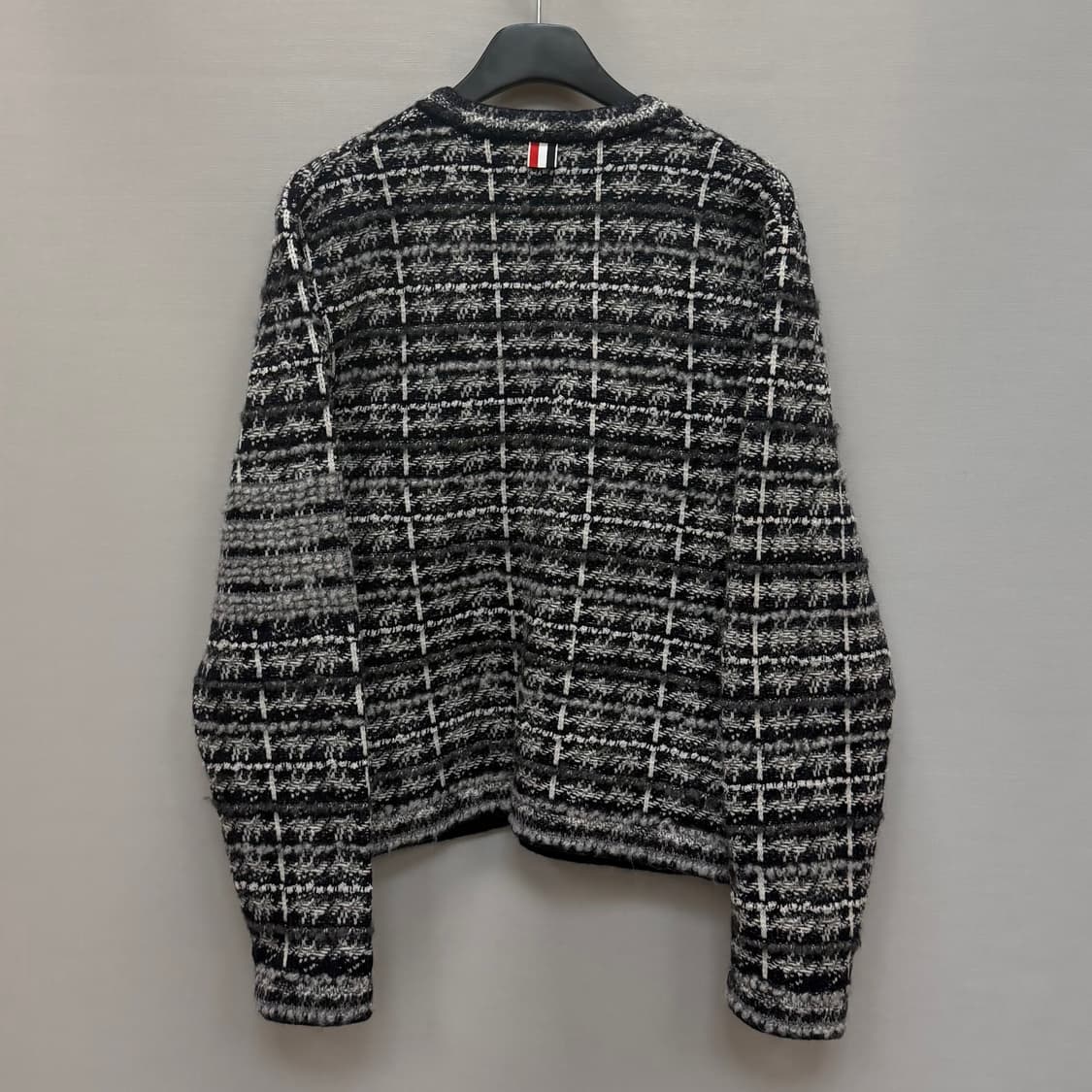 톰브라운 타탄 자카드 메리노 울 가디건 ( 95 ) 상품이미지4