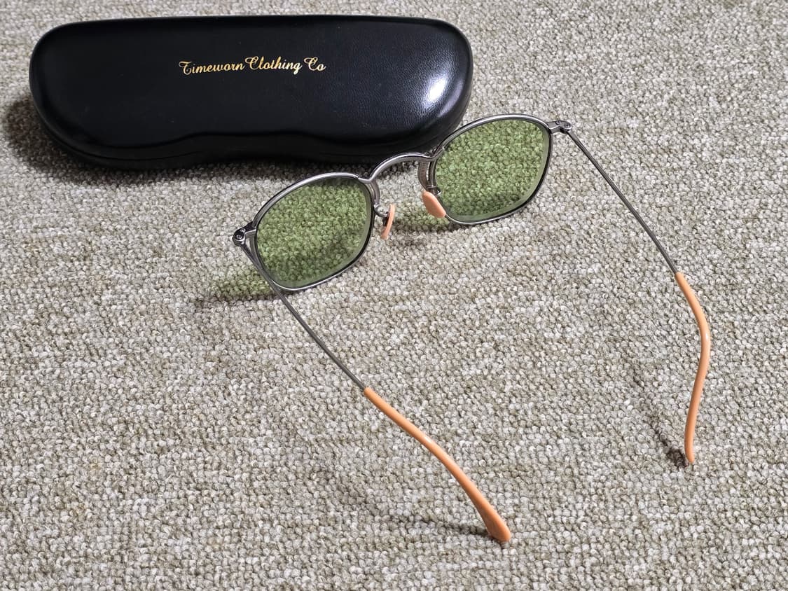 백산안경 하쿠산 타임원클로딩 초기 앤틱실버 디펜더 스퀘어 선글라스  상품이미지7