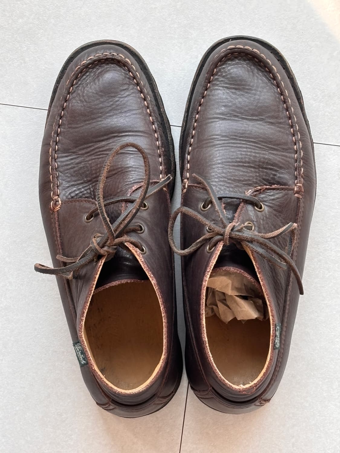 Vintage Paraboot Chukka boots MocToe UK8 상품이미지2