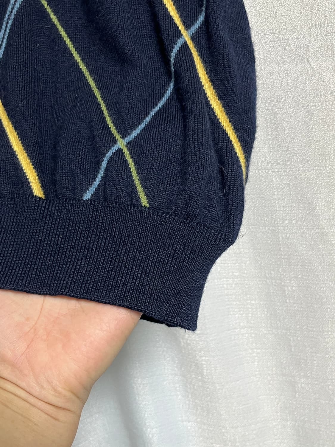 공용 닥스 아가일 니트 베스트 95 상품이미지2