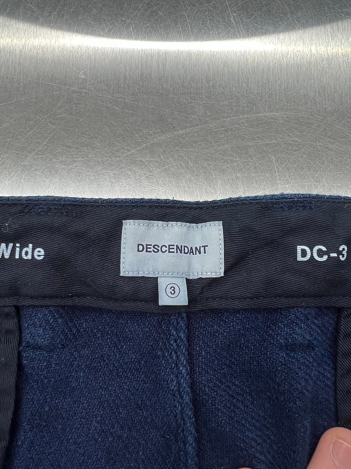 디센던트 인디고 블루 실링 드로우즈 치노 코튼 팬츠 상품이미지7