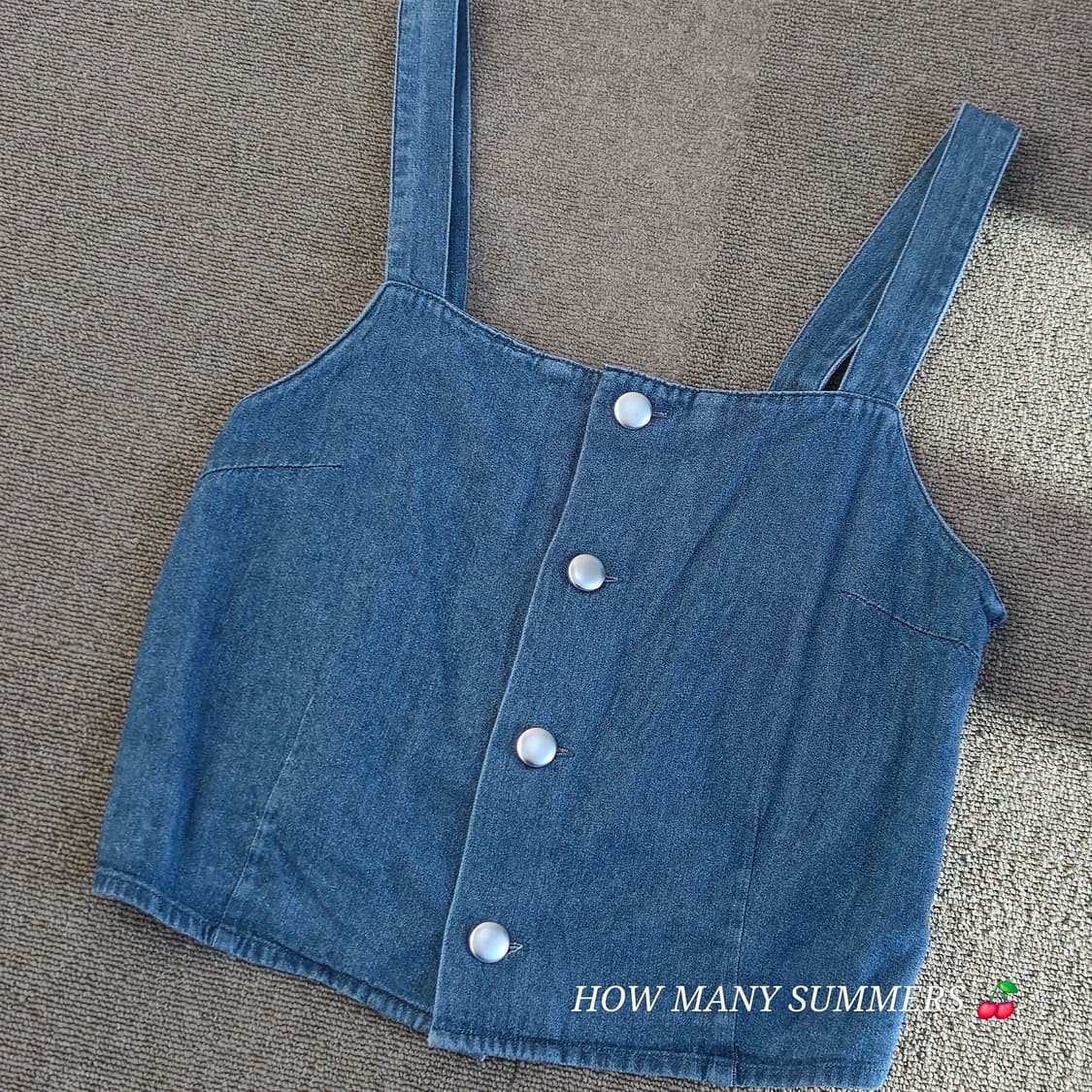 Global Work 데님 슬리브리스  상품이미지1