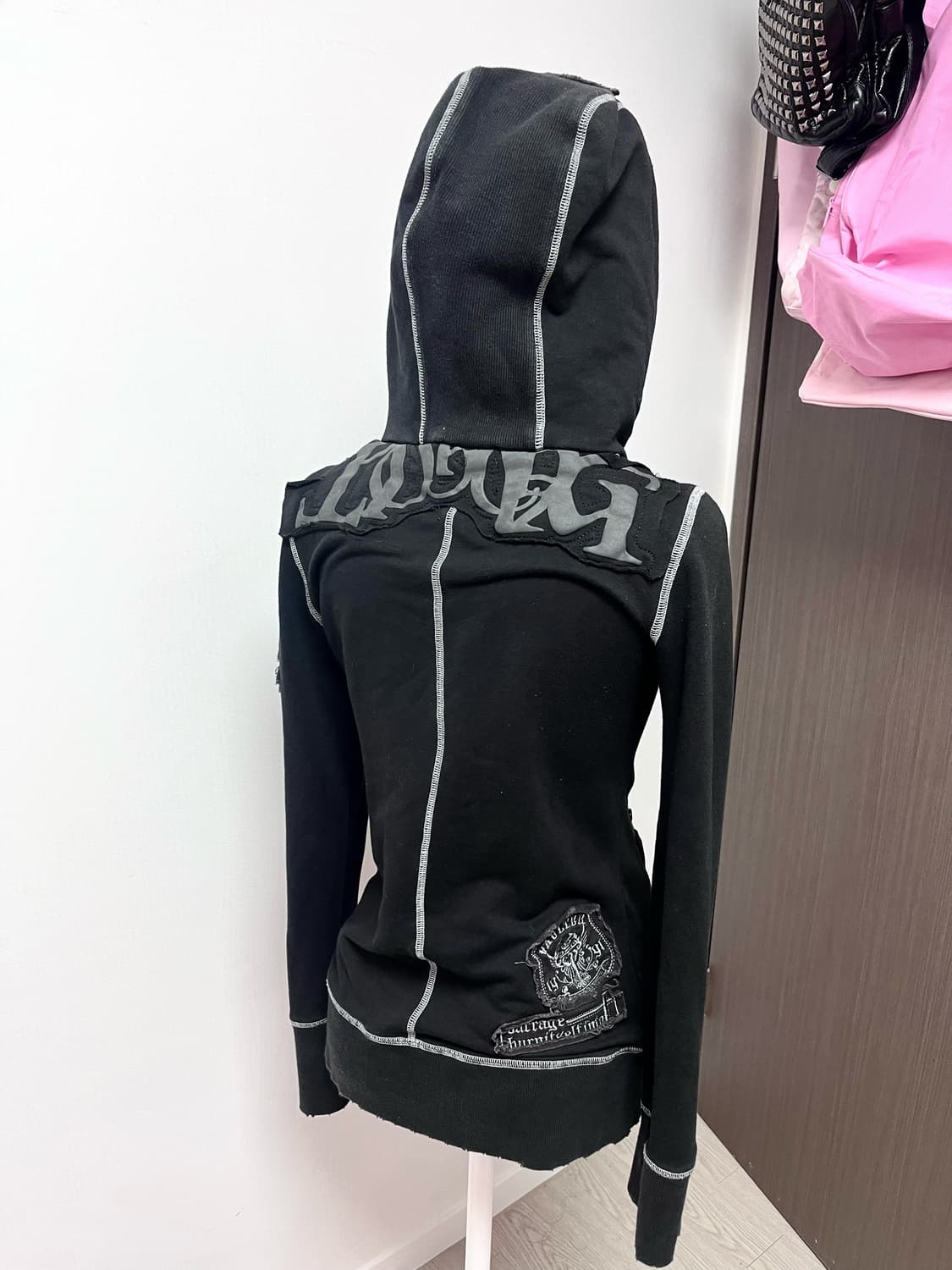 빈티지 슬림핏 펑크 후드집업 y2k그런지펑크일본빈티지 상품이미지2