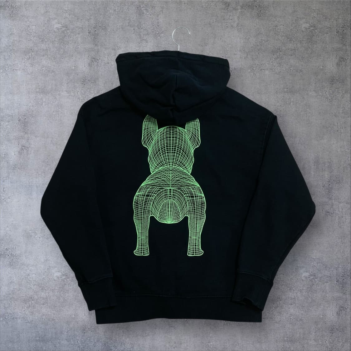 라이프워크 빅로고 블랙 후드티 상품이미지2