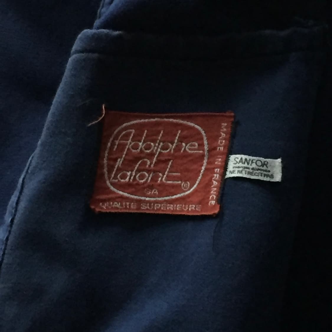 60s adolphe lafont 아돌프 라퐁 몰스킨 프렌치워크 자켓 상품이미지9