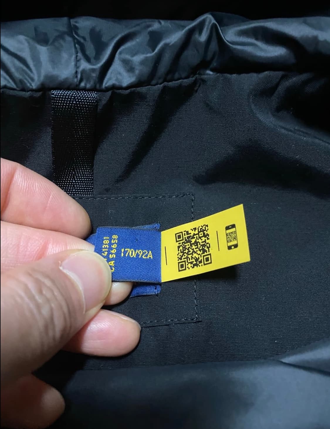 폴로 랄프로렌 최신형QR택 소프 바람막이 자켓 블랙 S 상품이미지3