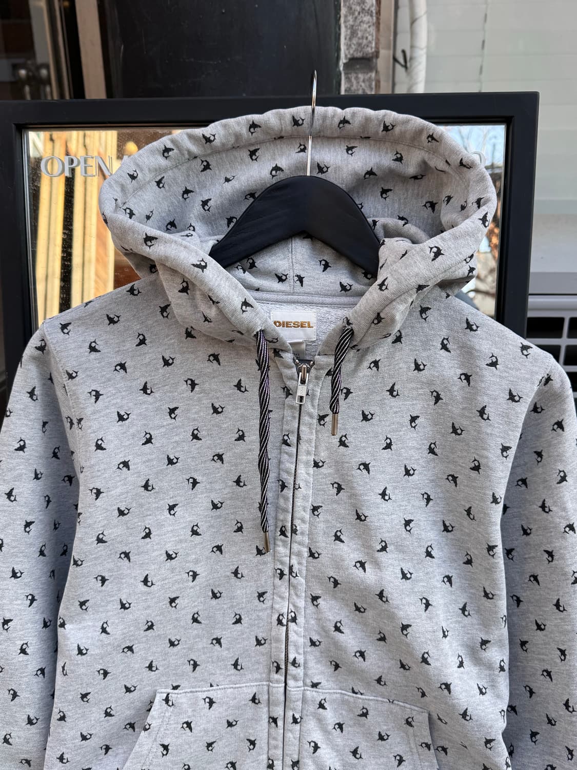 Diesel 디젤 도트 후드집업 상품이미지2