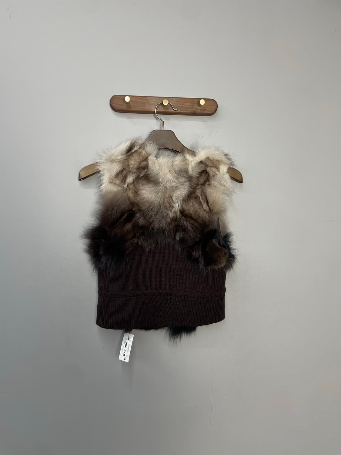 ab.f.z 폭스퍼 모피 조끼 H1715 상품이미지4