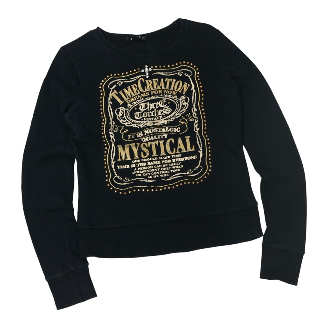 잉그니 큐빅 프린팅 맨투맨 상품이미지1