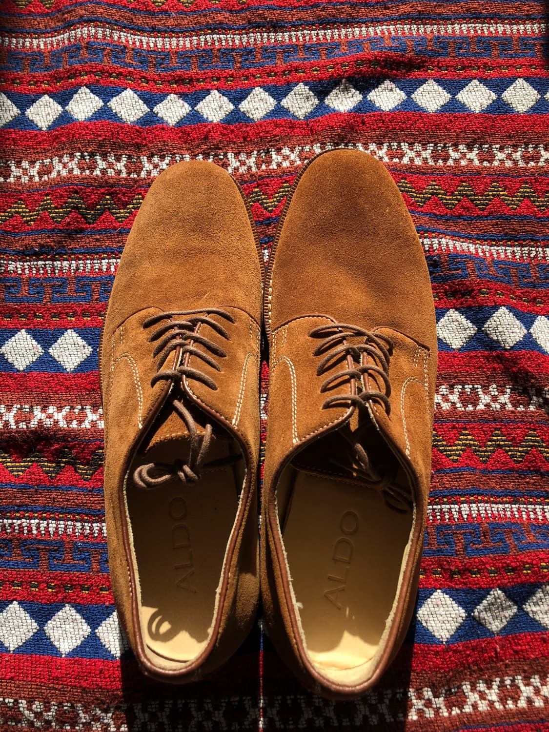 알도 스웨이드 브라운 남성 구두 280 상품이미지4