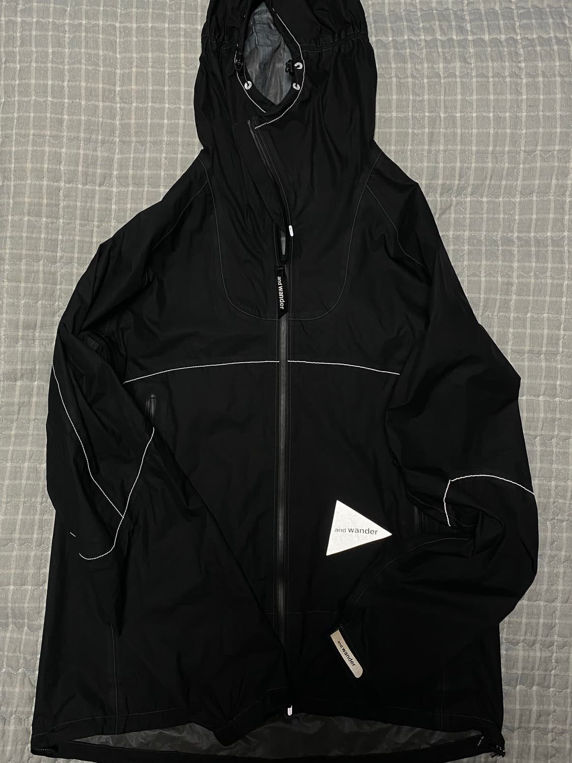 앤드원더 3L UL rain 자켓 블랙 m팝니다 상품이미지2