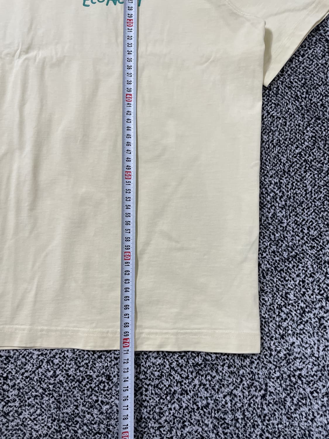 빈티지9. BEAKER 비이커 옐로우 반팔 티셔츠 그래픽 프린팅 반소매 상품이미지6