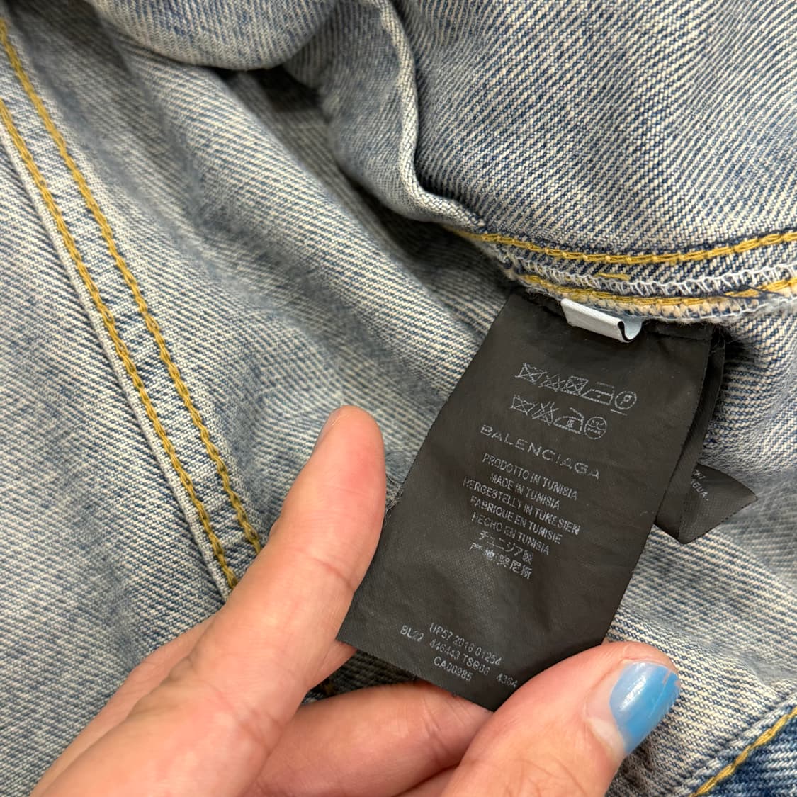 BALENCIAGA swing denim jacket 36 상품이미지6