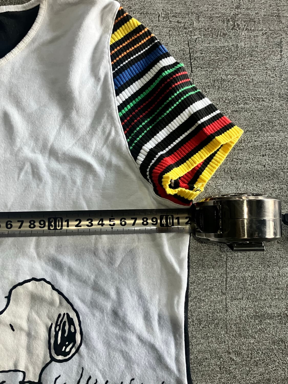 일본빈티지 Castelbajac 핀터깔y2k 아메카지니트 반팔티셔츠 상품이미지3