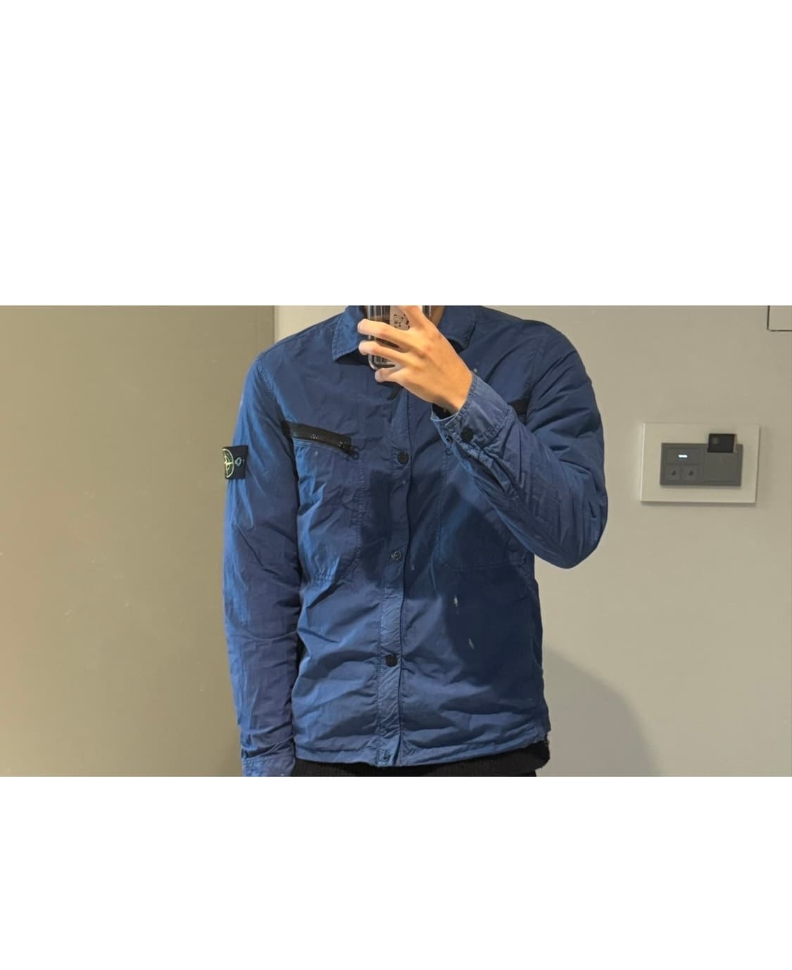 스톤아일랜드 자켓 바람막이 블루 상품이미지2