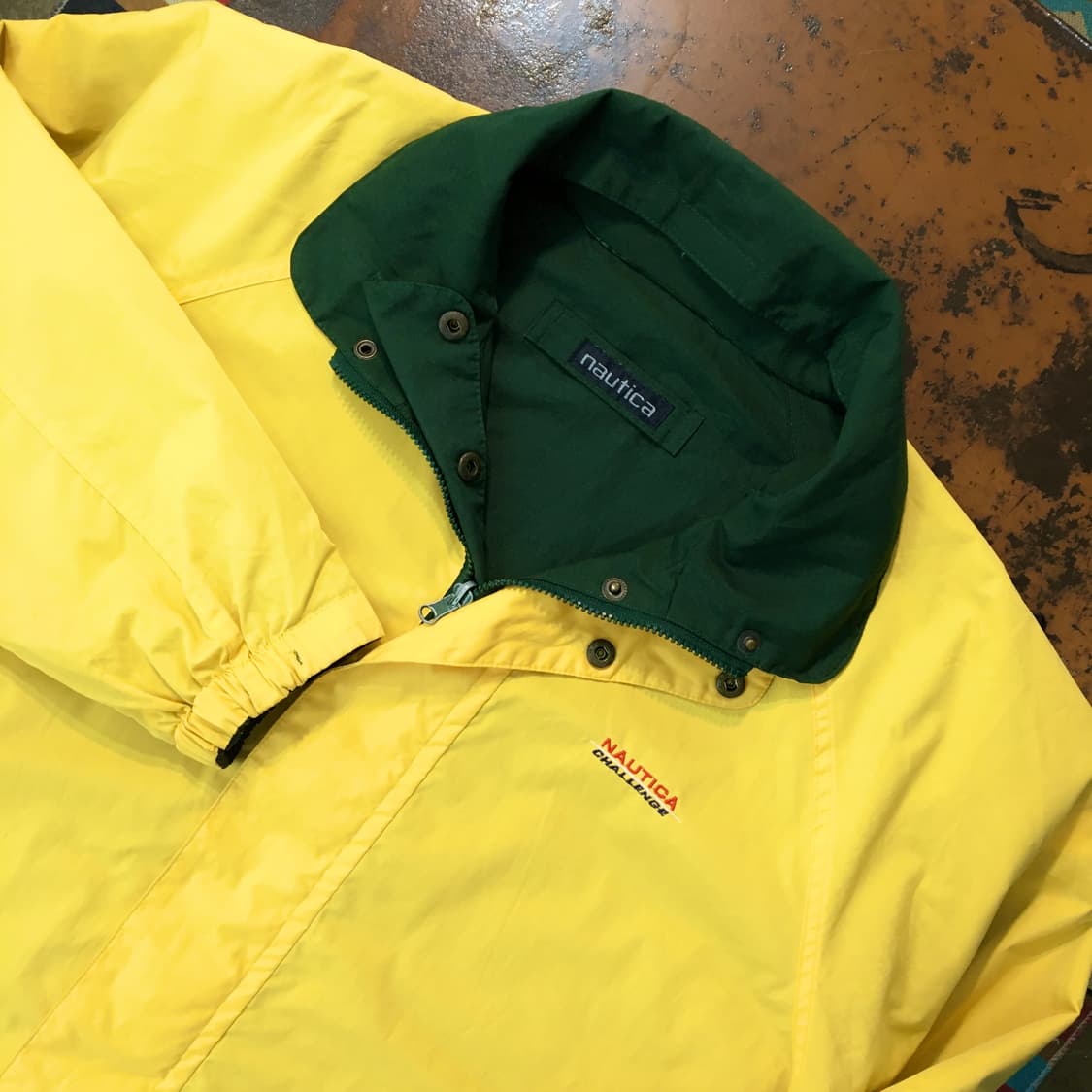 노티카 옐로 그린 리버시블 윈드브레이커 자켓 남성 110  상품이미지2